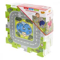Kilimėlis kūdikiams - dėlionė Smily Play Street SP84357, 29 cm x 29 cm, įvairių spalvų
