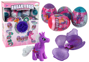 Набор фигурок Lean Toys Break That Egg, 6.5 см, 12 шт., (цвет/дизайн выбирается случайным образом)
