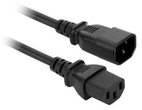Vads Akyga Power Cable IEC C13 / IEC C14 AK-PC-03A IEC C14, IEC C13, 1.8 m, melna krās.