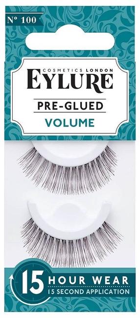 Ripsmed Eylure Volume Pre-Glued No.100, must v.