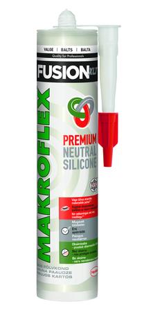 Hermetikas Makroflex Fusion XLT Premium Neutral, 280 ml, balta sp.