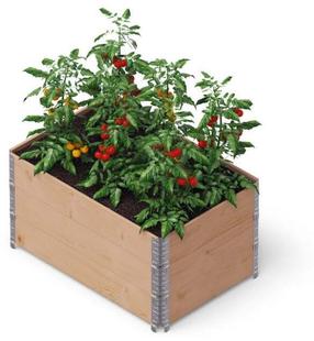 Pakelta lysvė Upyard GardenBox Set of 3 Classic Wood, 120 cm x 80 cm x 59.5 cm