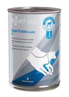 Mitrā kaķu barība Trovet Unique Protein Lamb, jēra gaļa, 0.4 kg