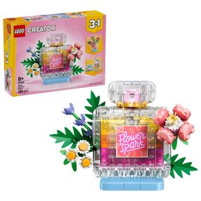 Konstruktorius LEGO® Creator 3in1 Dekoratyvus kvepalų buteliukas su gėlėmis 31383, 286 vnt.