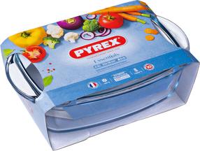 Стеклянная посуда Pyrex, прозрачный цв., 33 см x 19 см