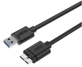 Провод Unitek USB 3.0 A male, Micro USB B male, 2 м, черный цв.