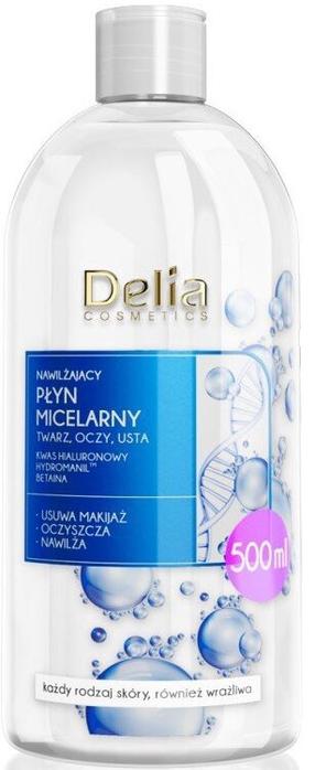 Micelinis vanduo Delia Cosmetics Moisturizing, 500 ml