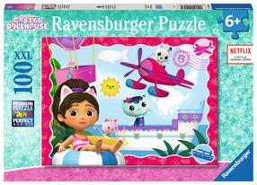 Dėlionė Ravensburger Gabby's Dollhouse, 49 cm x 36 cm, 100 vnt., įvairių spalvų