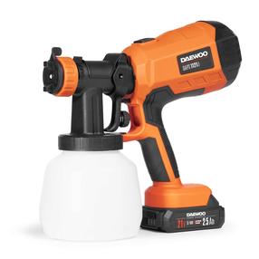 Akumuliatorinis dažų purkštuvas Daewoo DAPS 1121Li, 21 W, 1.2 ml