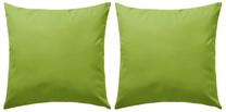 Dekoratyvinė pagalvėlė VLX Outdoor, žalia sp., 60 cm x 60 cm, 2 vnt.