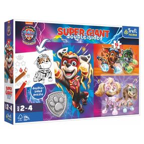 Puzle Trefl Paw Patrol 42009, 40 cm x 60 cm, 15 gab., daudzkrāsaina