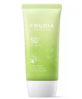 Гель для ухода за загаром для лица Frudia Green Grape Sebum Control Cooling Sun SPF50+, 50 мл