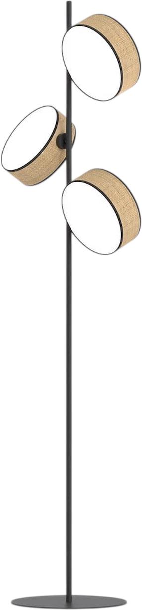 Stāvlampa Emibig Drumz LP3, 30 W, E14, brūna krās.