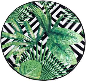 Vonios grindų kilimėlis Foutastic Tropic 359CHL1457, įvairių spalvų, 100 cm x 100 cm, Ø 100 cm