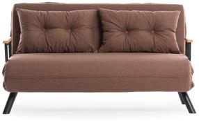 Sofa-lova Hanah Home Sando 2-Seater, šviesiai ruda sp., 50 x 133 cm x 45 cm