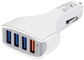 Adapteris Vega Faston QC 3.0 4 x USB, 4 x USB 3.0, balta sp., 36 W