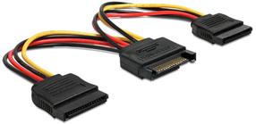 Laidas Delock SATA / SATA HDD x2 SATA 15-pin, SATA HDD x 2, 0.15 m