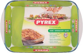 Cepšanas forma Pyrex, caurspīdīga krās., 40 cm x 27 cm