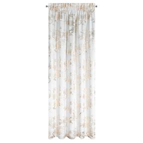 Öökardin Celia, kuldne v./valge v., 140 cm x 270 cm