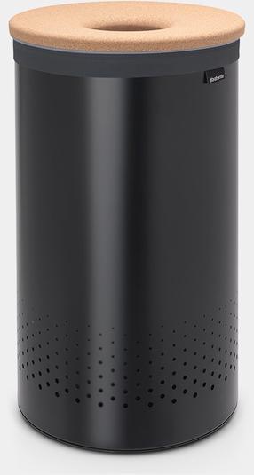 Veļas kaste Brabantia Laundry Bin, 60 l, brūna krās./melna krās., 38 cm x 38 cm x 63.5 cm