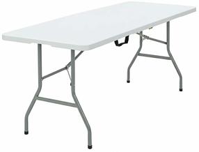 Lauko stalas Hatis, balta sp., 152 cm x 70 cm x 74 cm