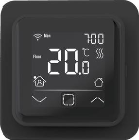 Programmējams apkures termostats THERMOVAL TVT 40 CC WiFi, iebūvējams sienā, 8.6 cm, 5 - 40 °C