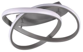Šviestuvas lubų Reality Course R62051407, LED, 4000 °K, 1 x 18 W, balta sp. / sidabro sp.
