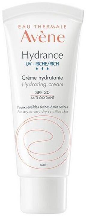 Veido kremas Avene Hydrance Rich, 40 ml, SPF 30