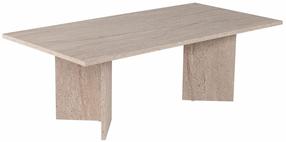 Kavos staliukas Nordure Sabin, rusva, 60 cm x 119 cm x 40 cm