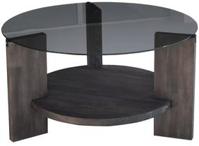Kavos staliukas Kalune Design, tamsiai pilka sp., 75 cm x 75 cm x 40 cm