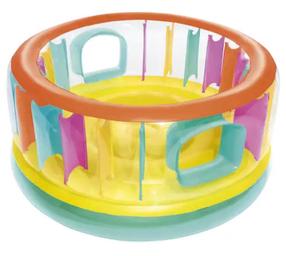 Piepūšams batuts Bestway BounceJam, 186 cm x 186 cm, daudzkrāsaina
