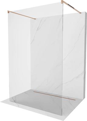 Dušas siena Mexen Kioto 800-150-002-60-00, 150 cm x 200 cm, zeltrozā krās./rūdītais