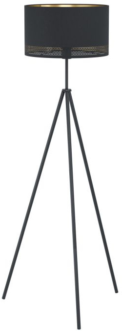 Põrandalamp Eglo Esteperra 99279, 40 W, E27, kuldne v./must v.