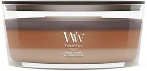 Свеча, ароматическая WoodWick Radiant Cashmere, 40 - 65 час, 453 г, коричневый цв.