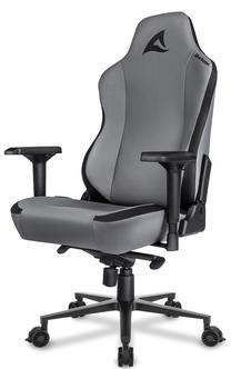 Spēļu krēsls Sharkoon Skiller SGS40, 53 x 59.5 x 137.5 - 145 cm, melna krās./pelēka krās.