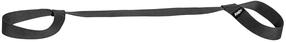 Vingrošanas paklāja josta Airex Yoga Shoulder Strap, melna krās., 173 cm x 3.8 cm x 0.25 cm