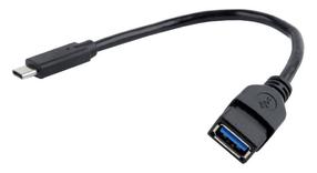 Провод Gembird USB 3 to USB-C USB 3.0 C female, USB 3.0 C male, 0.2 м, черный цв.
