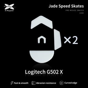 Kompiuterio pelės kojelės X-raypad Jade Skates Logitech G502 X, 2 vnt.