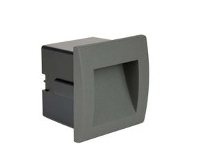 Įleidžiamas lauko šviestuvas Su-Ma Mur-Led M2029, 15W, LED, IP65, tamsiai pilka sp., 9 cm x 9 cm