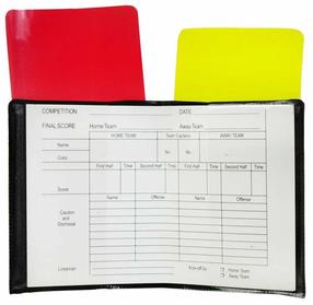 Kohtunikukaartide komplekt NO10 VRC-220 KPL, must v., 2 tk