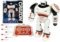 RC robotas Crazon Defender Robot LT4487, 13 cm, anglų, balta sp.