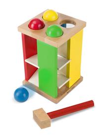 Lavinimo žaislas Melissa & Doug Roll Tower, įvairių spalvų