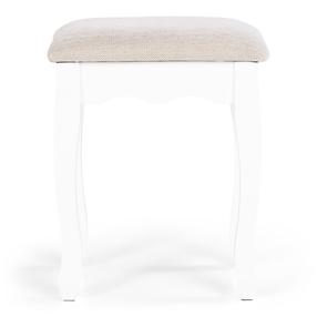 Taburete Domoletti Alida, krēmkrāsa, 50 cm x 30 cm x 40 cm