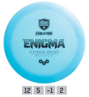 Disku golfa disks Discmania Distance Driver Neo Enigma 12/5/-1/2, zila krās.
