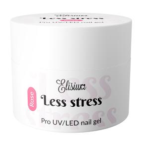 Vormitav küünegeel Elisium Less Stress Nail Builder Gel, rose, 40 ml