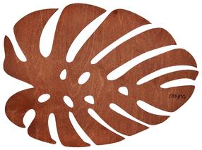 Stalo padėkliukas Hermia Monstera Rose, 45 cm x 33 cm, 4 vnt., Ruda sp.