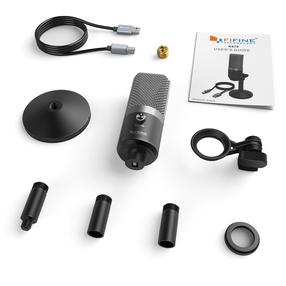 Kondensatorinis mikrofonas Fifine Technology K670B, juoda sp.