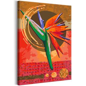 Tapymas pagal skaičius Artgeist Strelitzia MA_0727, įvairių spalvų, 40 x 60 cm