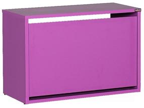 Batų spintelė Kalune Design SHC-110-UU-1, violetinė sp., 60 cm x 30 cm x 42 cm