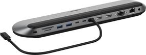 Репликаторы портов Belkin Docking station Pro, серебристый цв.